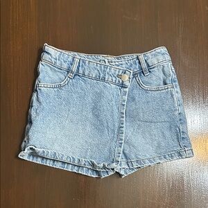 Zara Girls Blue Denim Shorts size 9 like New